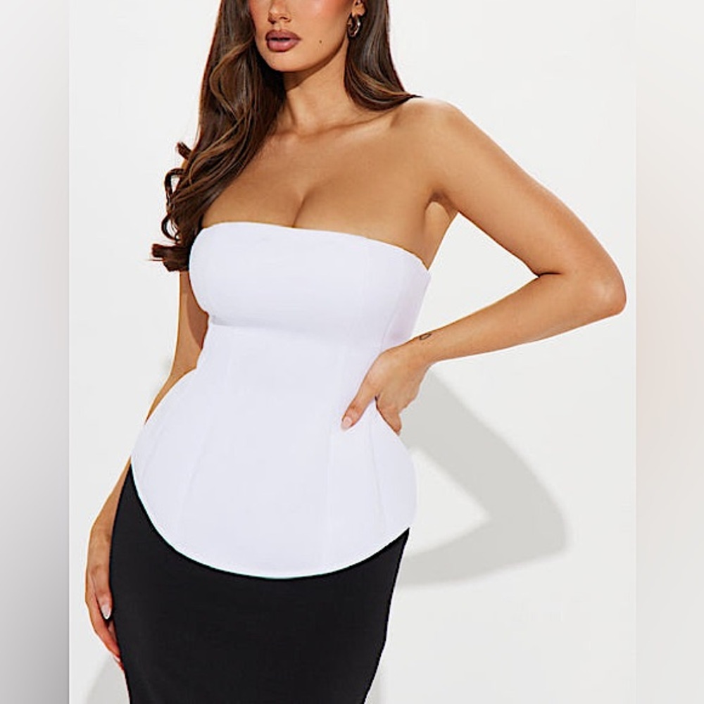 ▫️☑️ NWT Strapless Corseted Maxi Dress Sz M☑️▫️